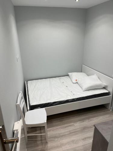 Postel nebo postele na pokoji v ubytování appartement N1