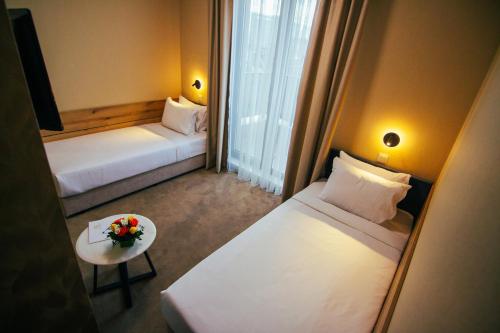 Letto o letti in una camera di Hotel Via Serdika