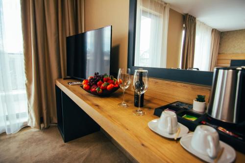 TV o dispositivi per l'intrattenimento presso Hotel Via Serdika