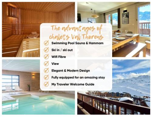 Appartement 6 personnes, balcon, piscine, ski aux pieds