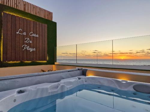 La Casa de Playa - piscina y jacuzzi a 50m del mar