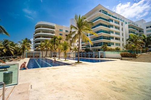 Bazén v ubytování Apartamento morros 922 nebo v jeho okolí