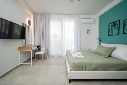 Postel nebo postele na pokoji v ubytování Bluegreen eco studios