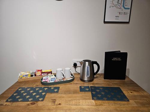 Homey flatにあるコーヒーまたはお茶
