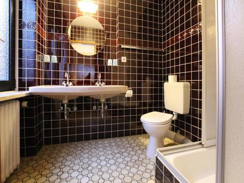 Ένα μπάνιο στο Ferienwohnung in Westerland auf Sylt