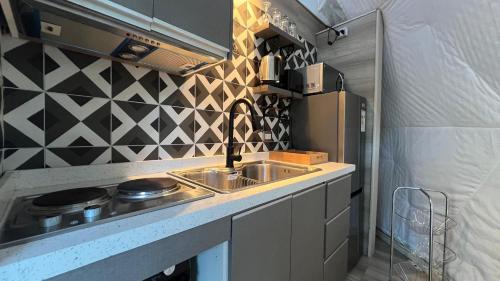 Køkken eller tekøkken på Domo Refugio