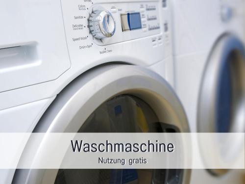 a washing machine with the words washing machines mininggars at PENTHOUSE - 3 Schlafzimmer- sonnige Dachterrasse -Whirlpool & Alpenblick - Perfekt für Romantik oder Familienurlaub mit Kind, Hund willkommen - by FerienWohnenAmSee - in Überlingen