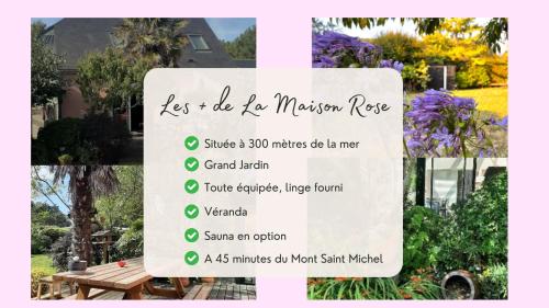 La Maison Rose - avec grand jardin clos à 300m de la mer