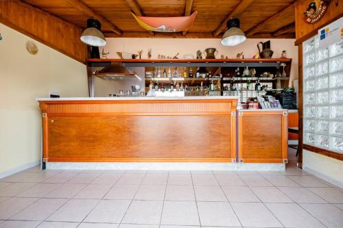 Ο χώρος του lounge ή του μπαρ στο Bed and Breakfast della Palma