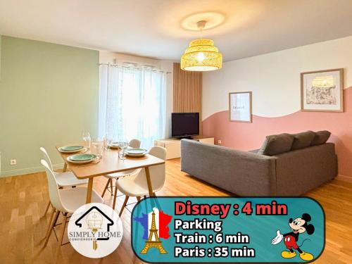 Bird Disney 4mn-Train 6mn -Private parking- PARIS