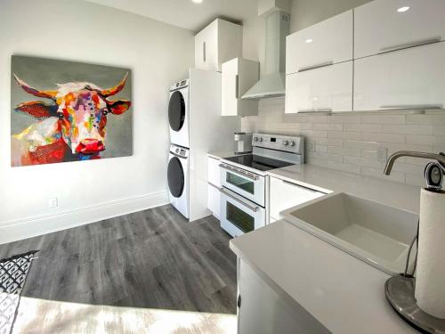 Kuchyň nebo kuchyňský kout v ubytování Downtown Boulder Luxury
