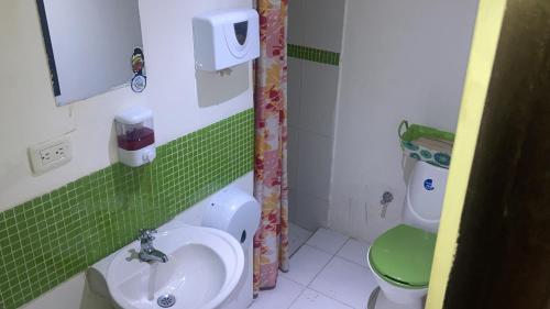 Et badeværelse på Habitaciones La Novena DE CHIA