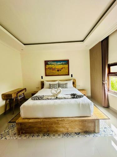 Кровать или кровати в номере Mandala Home Stay