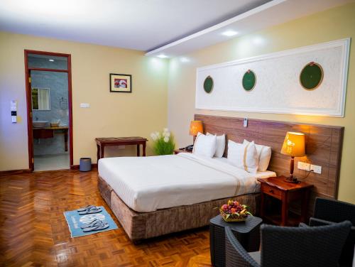 Greenside Hotelにあるベッド