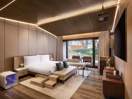 Istumisnurk majutusasutuses Amber Pure Hill Hotels & Resorts Jeju