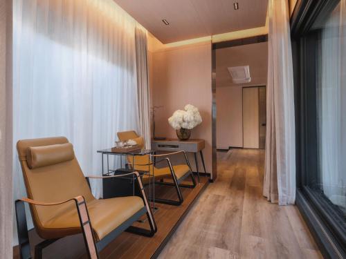 Istumisnurk majutusasutuses Amber Pure Hill Hotels & Resorts Jeju