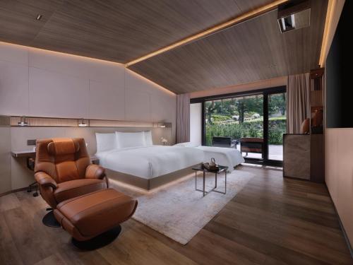 Istumisnurk majutusasutuses Amber Pure Hill Hotels & Resorts Jeju