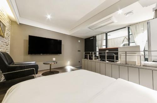 Η κουζίνα ή μικρή κουζίνα στο Awesome Boutique Hotel