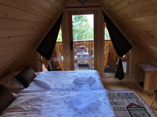 Glamping Savinjaにあるベッド