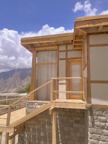 a building with a window on top of it at The Rihla Hunza - Managed By Luxus in Hunza