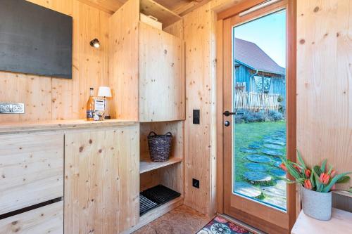 Πισίνα στο ή κοντά στο Tiny Houses der Dorfscheune
