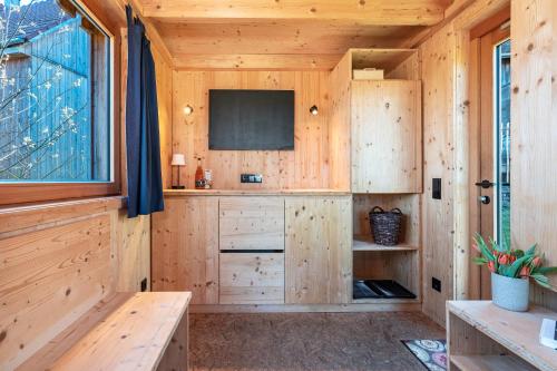 Η κουζίνα ή μικρή κουζίνα στο Tiny Houses der Dorfscheune