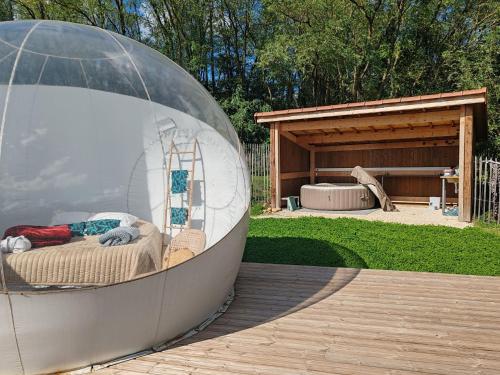 Zahrada ubytování Bulle SPA Suite