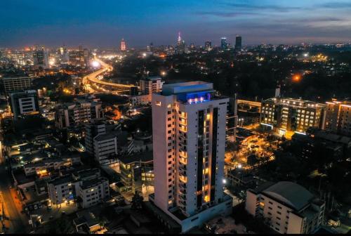 Vista general de Nairobi o vista desde el apartamento