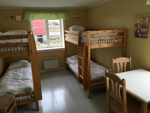 Двуетажно легло или двуетажни легла в стая в Grebbestads Vandrarhem