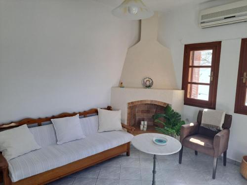 Posezení v ubytování Villa Mary Stella Platanos, Leros