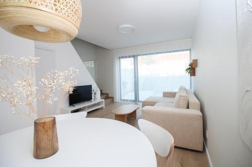 Μια τηλεόραση ή/και κέντρο ψυχαγωγίας στο Apartmán se zahrádkou TRE Mikulov