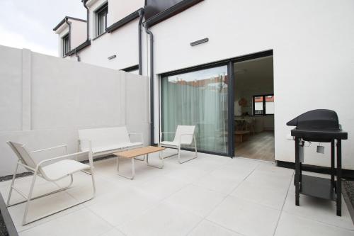 Αίθριο ή υπαίθριος χώρος στο Apartmán se zahrádkou TRE Mikulov