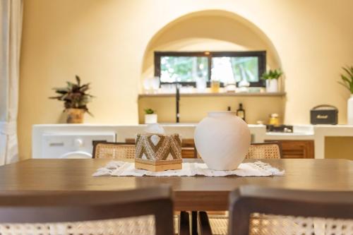 Posezení v ubytování Botanica Villas