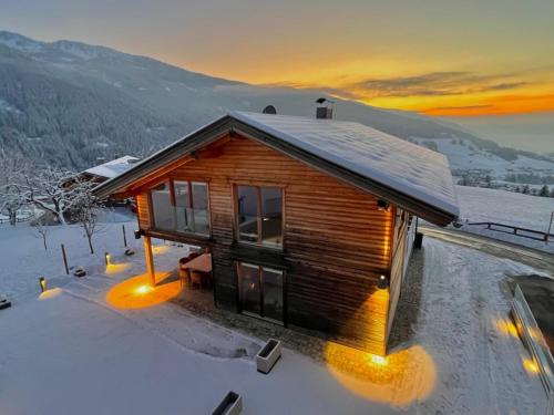 Chalet mit Bergblick & Sauna