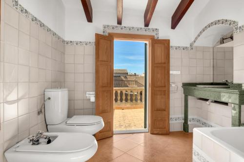 Ένα μπάνιο στο Ca Sa Beata, private pool & bbq in Petra