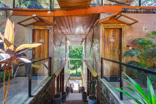Zahrada ubytování FabHotel Amazonika Boutiqe Resort - Nr Arpora Beach