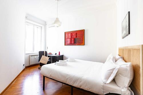 Postel nebo postele na pokoji v ubytování Belle Arti Zen Apartment- Cale 03