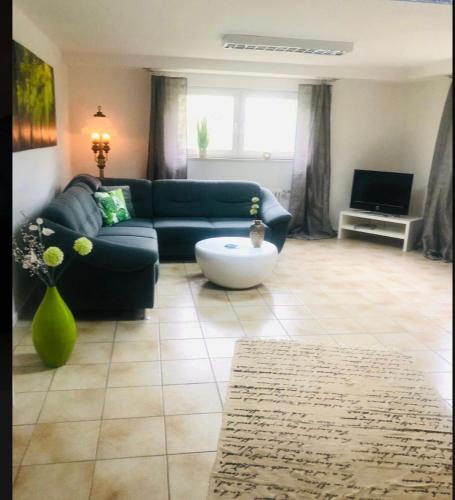 Posezení v ubytování Ferienwohnung Feldmann