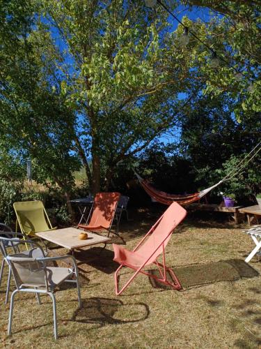 Zahrada ubytování chambre dans ferme provençale