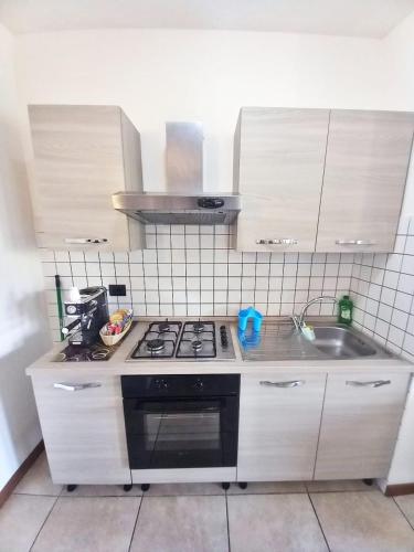 Kuchyň nebo kuchyňský kout v ubytování Appartamenti Il Cerqueto 2