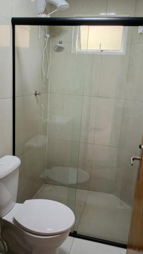 Bilik mandi di Flat 202 Topo da Montanha