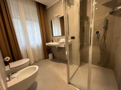 Et badeværelse på Hotel Villa Margherita
