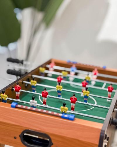 a group of lego men playing table tennis at Sunset Haven Taiping Homestay near Lake Garden TPG in Taiping