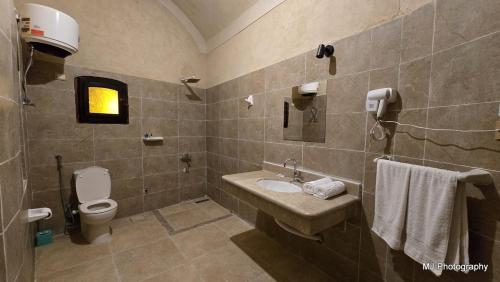 Koupelna v ubytování Hotel Talid