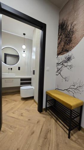 Ένα μπάνιο στο BoleslaviaApartments - Apartament Home, air condition, parking free