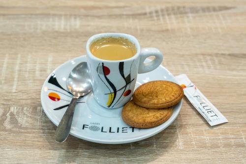 Kemudahan buat kopi dan teh di Fasthotel Le Mans Nord FH CONFORT
