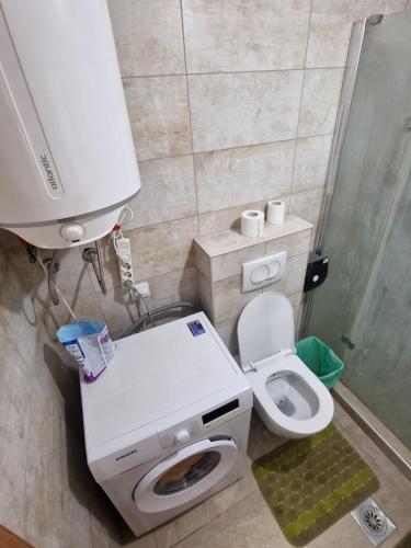 Kylpyhuone majoituspaikassa Luxurious Flat