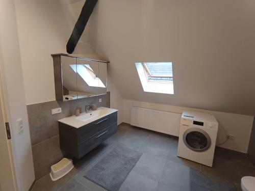 Koupelna v ubytování Ferienwohnung