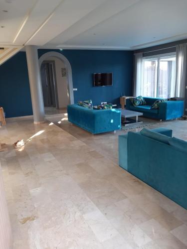 Zona de estar de Chalet Mirleft