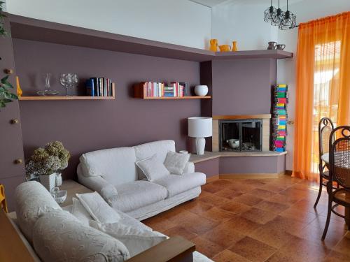 Posezení v ubytování La casa di Giuly
